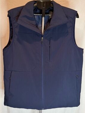 Men’s Swiss Tech Midweight Essential Vest, Navy Blue, Large, Pre-Owned